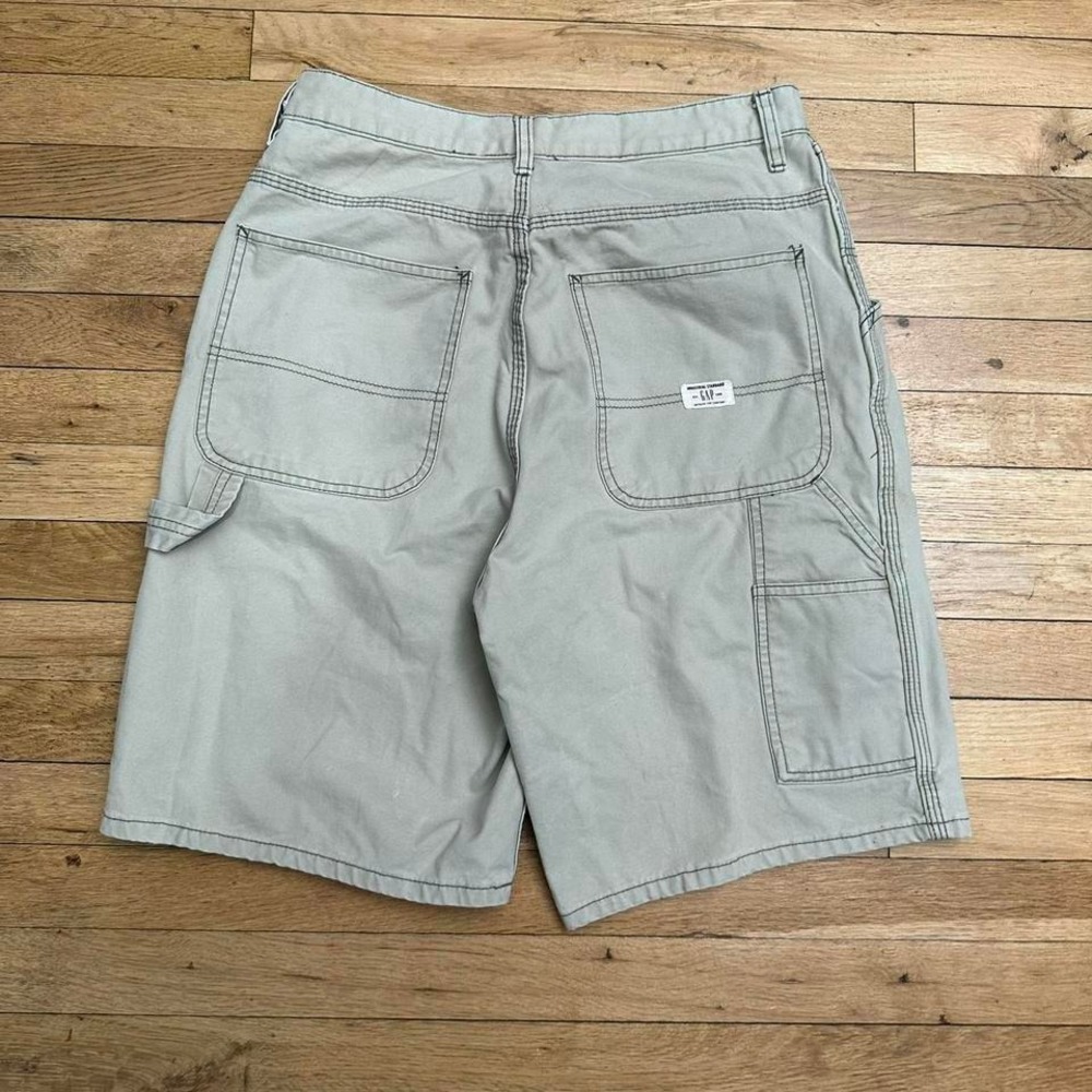 Gap Beige White Carpenter Baggy Skater Shorts
